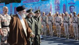 Iran’s Supreme Leader Ayatollah Ali Khamenei at the graduation ceremony of the country’s military academies, Oct. 10, 2023