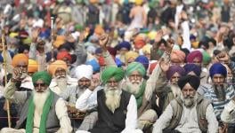Scores of farmers in tractor trolleys gathered at the Mohali-Chandigarh border on Sunday to press the Centre to accept their various demands, including a legal guarantee of MSP.