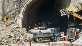 Rescue operation underway to extract 41 workers trapped inside the collapsed Silkyara Tunnel, in Uttarkashi district, Sunday, Nov. 26, 2023.