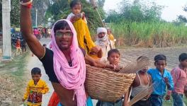 Villagers dressed up to celebrate Nakal Pailakisa village of Uttar Pradesh’s Sitapur district. Photo: Ramji Mishra.