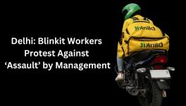Blinkit workers protest