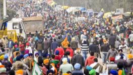 Farmers gather at Punjab-Haryana Shambhu border for their 'Delhi Chalo' march. 