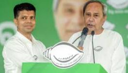 VK Pandian with Naveen Patnaik