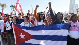 Cuban people rallied in Havana on January 3, to stand in solidarity with Venezuela. Photo: Presidencia Cuba