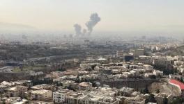 US strikes on Tehran Feb 28. Photo: Mehr News