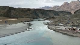 The confluence of the Zanskar river and the Indus river, a traditional gateway where winter turns water into a lifeline for Zanskar region of Ladakh (Photo - Dawa Dolma, 101Reporters)
