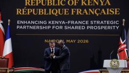 French President Emmanuel Macron and Kenyan President William Ruto in Nairobi at the opening of the France-Africa Summit. Photo: Macron / X