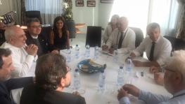 G7 Javad Zarif and European Diplomats meeting