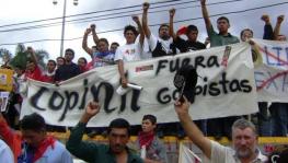 COPINH mobilizing against the coup in 2009. 