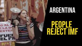 Argentina IMF Protest