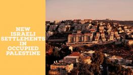Israeli settlements in occupied palestine