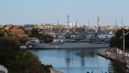 Azov (151) in Bay of Kilen, Black Sea, Sevastopol Bay, Crimea, Sevastopol 15 September 2014