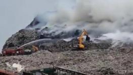 Bandhwari Landfill Catches Fire; Protest against Waste to Energy Plant Continues