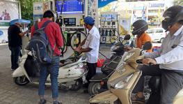 Apr 11 (ANI): An attendant refills a two-wheeler with fuel as petrol prices continue to rise, at a petrol pump, in New Delhi on Monday.