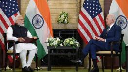 PM Narendra Modi interacts with US President Joe Biden