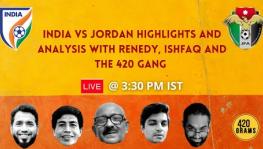 India vs Jordan football analysis by 420 Grams