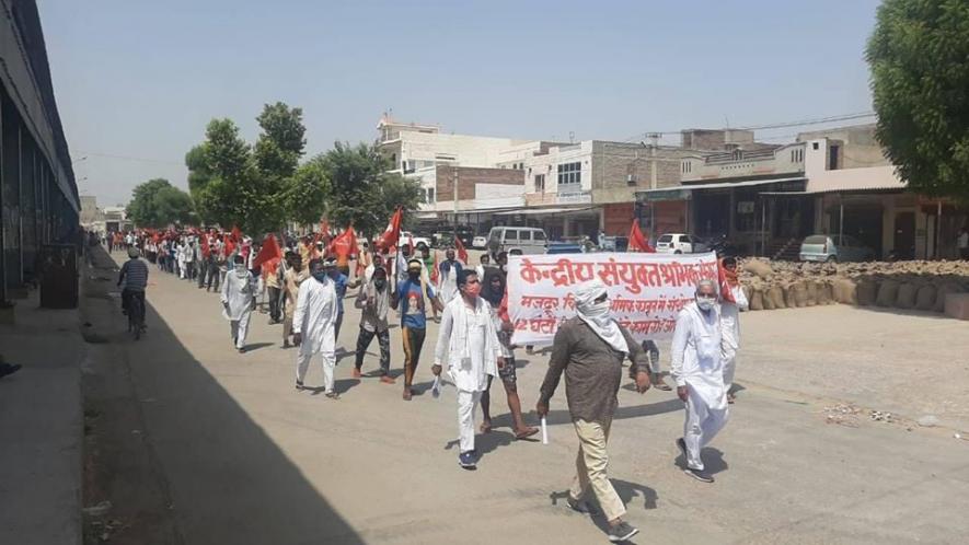 Demonstration in Rajasthan 