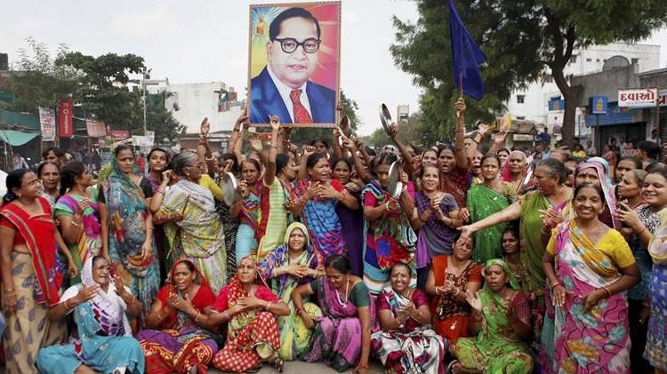 Dalits protest at Rajkot, Gujarat