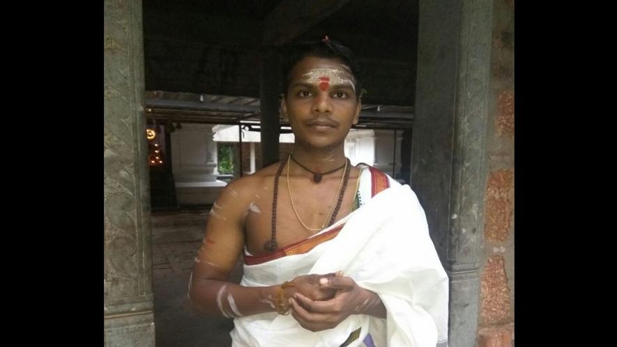 Yedu Krishnan, Kerala's first Dalit priest in a Hindu temple