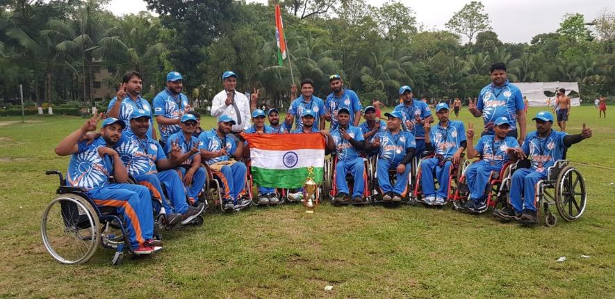 Indian wheelchair team 