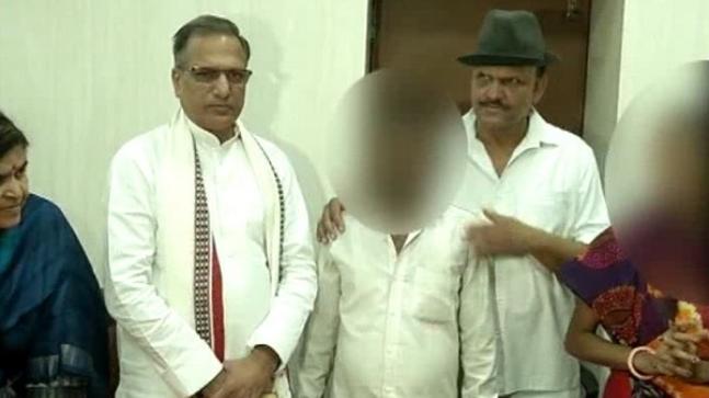 Mandsaur rape victim kin and BJP MP