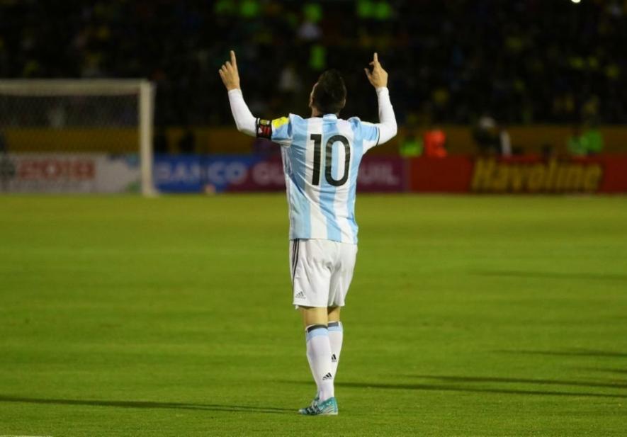 Lionel Messi of Argentina Football Team