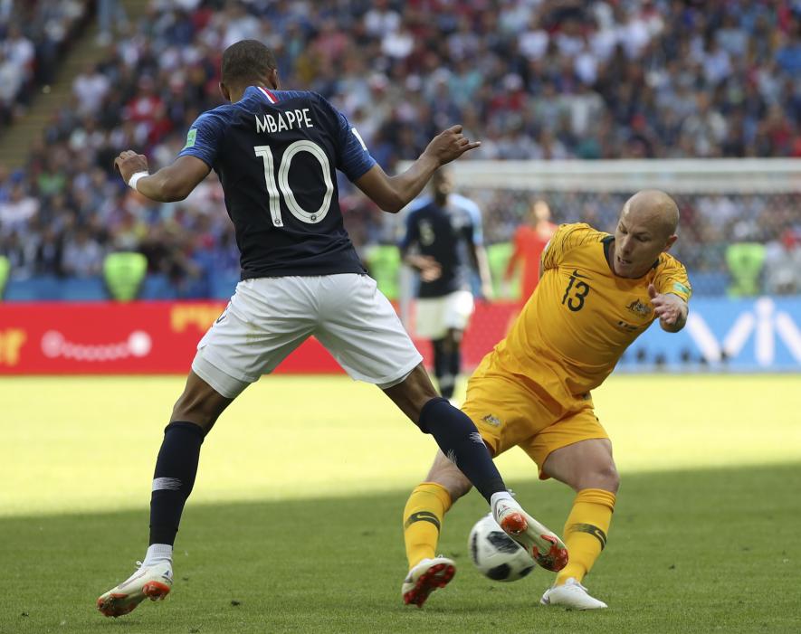 Kylian Mbappe of France at FIFA World Cup