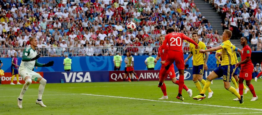 Dele Alli of England football team at FIFA World Cup.