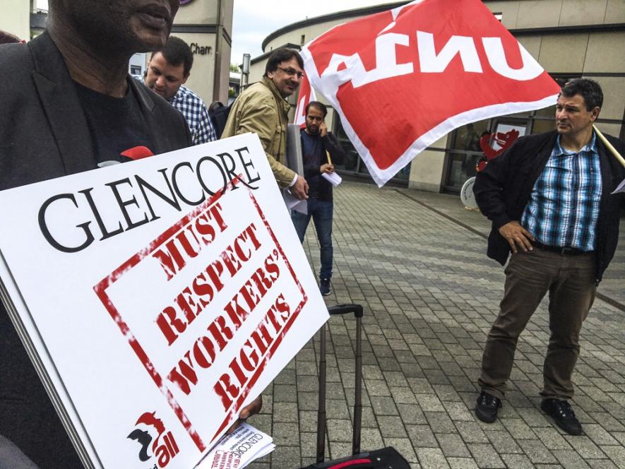 Glencore protests