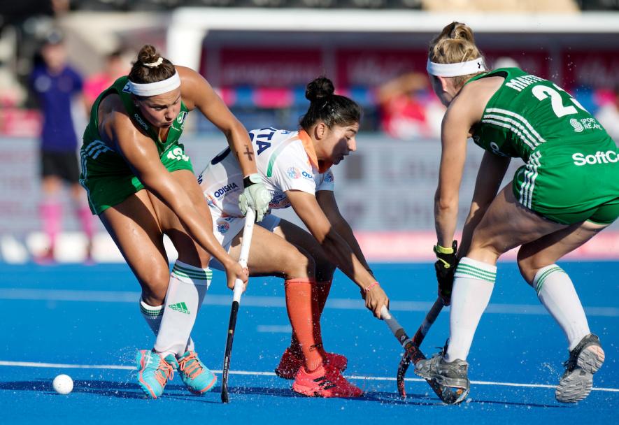 Indian women's hockey team vs Ireland at World Cup