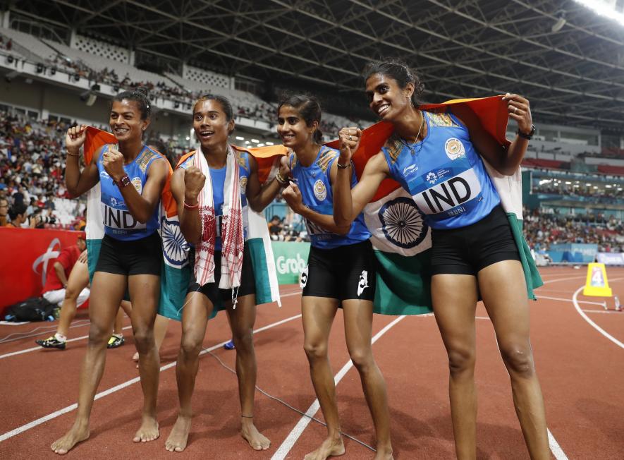 Indian relay team Asian Games