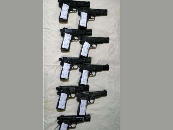 NIA Recovers 9 Pistols