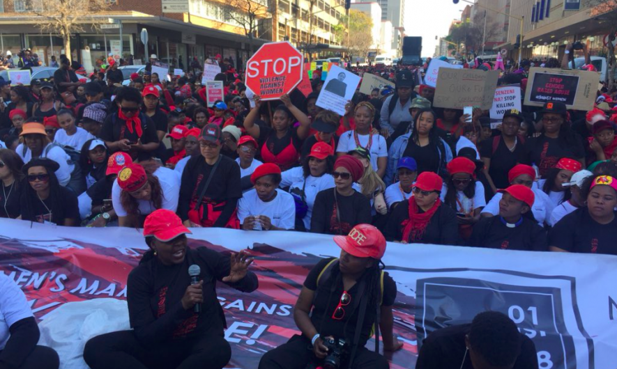 South Africa protest against rape culture