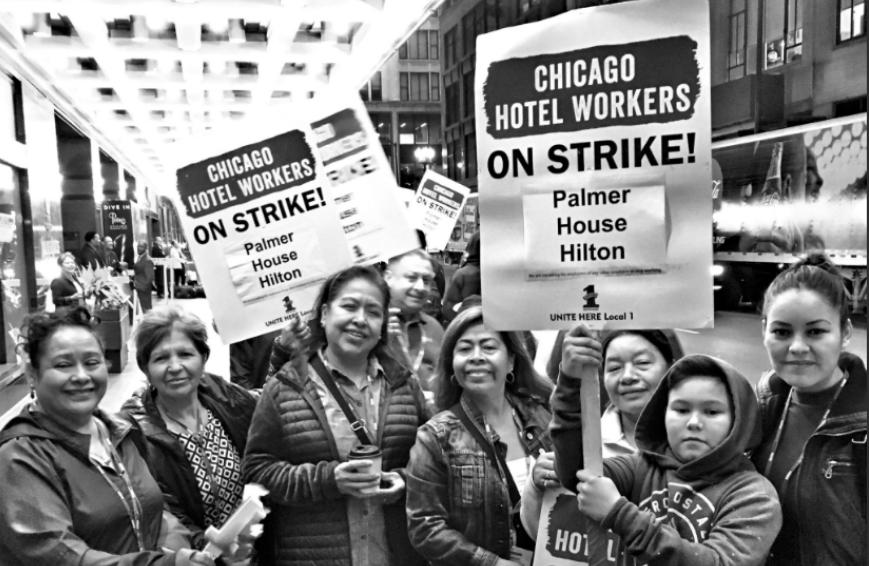 chicago hotel strike