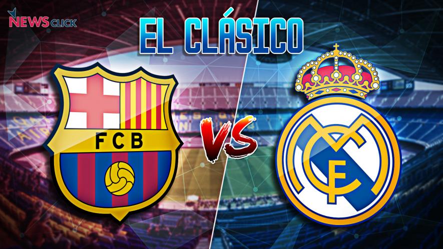 El Clasico La Liga clash between FC Barcelona and Real Madrid