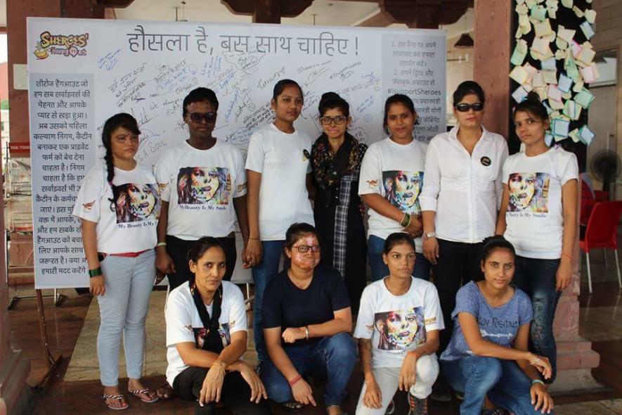 Sheroes Café Protest 