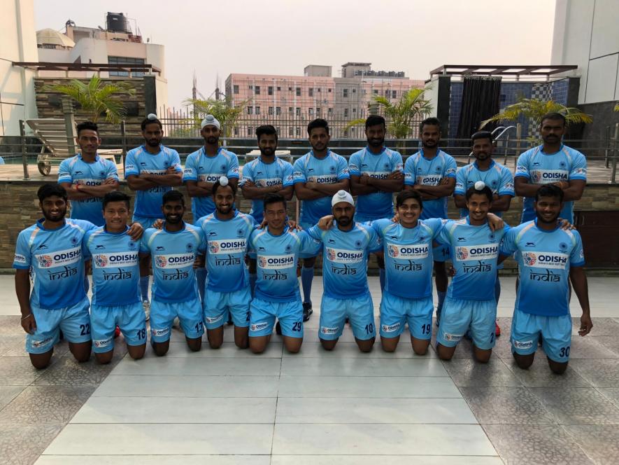 The 18-member Indian men’s hockey team for the FIH World Cup 2018 in Odisha.