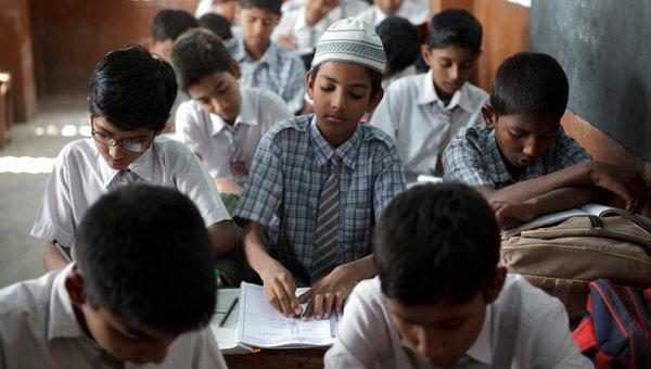 Muslim students in India 