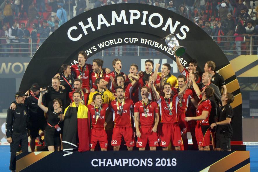 FIH Men's Hockey World Cup champions Belgium hockey team