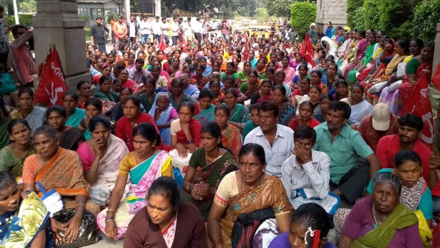 Bengaluru Municipality Civic Workers’ Protest