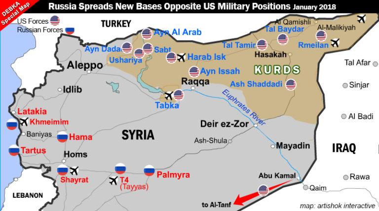 US bases in northeast Syria