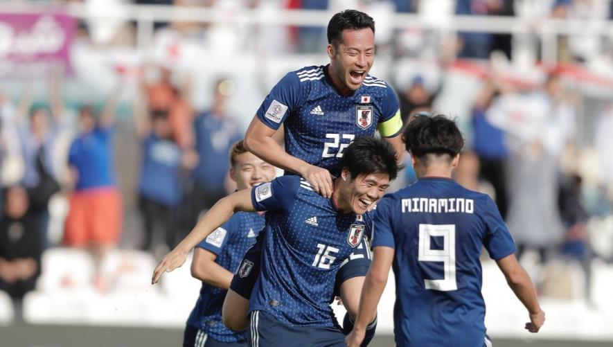 Japan football team players at AFC Asian Cup 2019