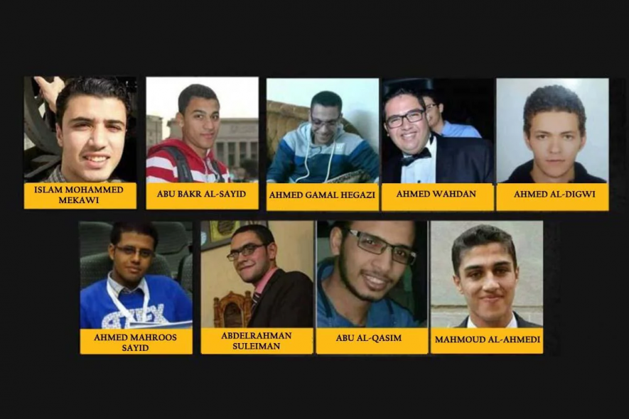 Names and photos of the 9 Egyptian prisoners executed by Egypt