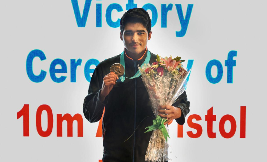 Saurabh Chaudhary wins gold with new world record at ISSF World Cup shooting