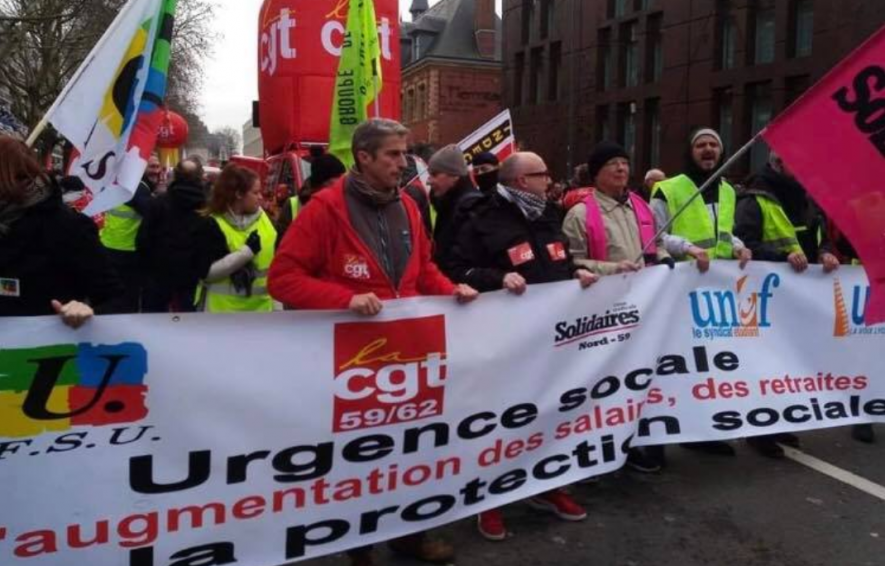 French Unions, Yellow Vests Join Hands, Seeking Higher Wages, Social Justice
