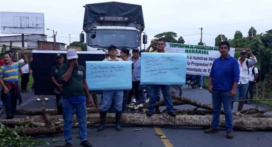 Anti-IMF protests in Ecuador