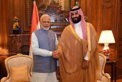 Narendra modi & Mohammed bin Salman