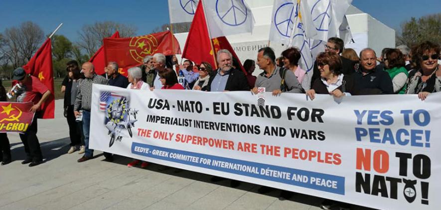 Anti-Nato protests in Serbia