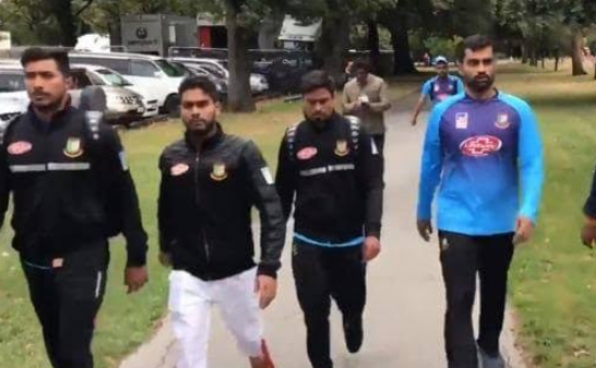 Bangladesh cricket team players narrowly escaped the Christchurch mosque shooting