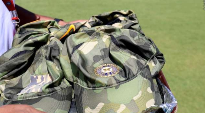 Indian cricket team took to the field against Australia cricket team in Ranchi on March 8 wearing Nike’s special edition army camouflage caps